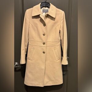 Elegant Camel Women's Coat - Size 2
